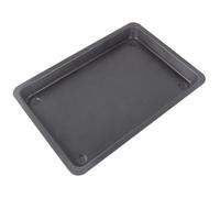 Dr Oetker Plaque à pâtisserie à rebord extra haut, plat à four, plat à pâtisserie, Fabriqué en Allemagne, Acier, Noir, 42 x 29 x 4 cm