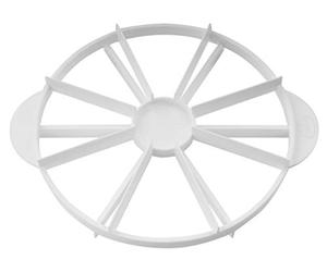 Dr. Oetker Séparateur à gâteau Ø 18 cm, ustensile de cuisine pour couper 6 à 8 morceaux de gâteau identiques, accessoires de pâtisserie pour décorer, ustensile de cuisine pour petits gâteaux et tartes