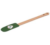 Dr. Oetker Spatule « White Christmas Baking » avec motif de Noël - 28 x 55 cm, manche en bois de hêtre et silicone platine, parfaite pour la cuisson festive, de qualité supérieure