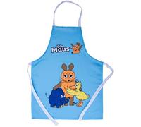 Dr. Oetker Tablier de cuisson motif souris, éléphant et canard - Tablier de cuisine pour enfants Motif coloré 60 x 45 cm