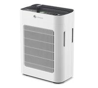 DR.PREPARE Purificateur d'air Maison, Pet Mode, Double Aspiration, Jusqu'à 100 m², Mode Nuit, Silencieux 20dB, Pré-filtre Lavable, Capteur Intelligent de Qualité d'Air PM2.5, Pour Chambres, Bureaux