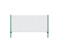 vidaXL Draadgaashek met palen 25x0,75 m staal groen144609 G