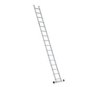 Drabest | Echelle - Echelle d'accès - 16 échelons - charge admissible 150 kg - Aluleiter 1x16 Stufen - Professionelle Anlegeleiter