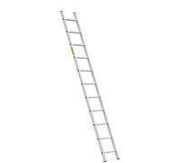 DRABEST - Échelle Simple en Aluminium, Série Pro, 11 Barreaux, 150 kg