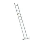 DRABEST - Échelle Simple en Aluminium, Série Pro, 12 Barreaux, 150 kg