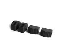 DRABEST - Pieds Antidérapants pour Échelles Domestiques Simple Face - 33x20x50mm / 40x20x50mm - 4 pièces - Pieds Empêchant le Glissement - Protegant le Sol Contre Rayures - Noir