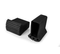 DRABEST - Pieds Antidérapants pour Échelles Polyvalentes - 40x20x50mm - 2 pièces - Pieds Empêchant le Glissement - Protegant le Sol Contre Rayures - Noir