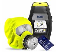 Dräger PARAT 7520 Cagoule d’évacuation industrielle & incendie| Cagoule auto-sauveteur avec filtre combiné ABEK CO P3 | Soft Pack (version pochette souple)