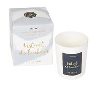 DRAEGER PARIS 1886 - Bougie Parfumée en Cire Végétale - Instant de Bonheur - Verre Élégant - Mèche Coton - Fabriquée en France - 5 Senteurs: Jardin de Figuiers, Rêve de Coton - idée cadeau Coffret