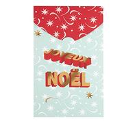 DRAEGER PARIS 1886 - Carte de Vœux Joyeux Noël Réveillon - Designs Variés & Messages Festifs - Finitions Or à Chaud - 10,5 x 17 cm - Enveloppe Incluse - Papier FSC® Écoresponsable - Made in England