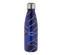 DRAEGER PARIS 1886 - Gourde INOX 500ml Bleu Marine Super Papa - Écologique et Isotherme - Acier Inoxydable - Maintien Chaud/Froid - Durable et Élégante - 27 x 6,5 cm - Accessoire Idéal pour Tous