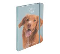DRAEGER PARIS | Agenda de poche 2023 chiens | 12 photos | 11,5 x 16 cm | Couverture rigide marque page | 7 langues | 1 semaine sur 2 pages | Papier certifié FSC®