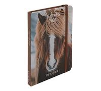 DRAEGER PARIS | Agenda de poche chevaux janvier-dec 2023 | 12 photos | 11,5 x 16 cm | Couverture rigide marque page | 7 langues | 1 semaine sur 2 pages | Papier certifié FSC®