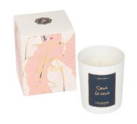 DRAEGER PARIS - Bougie Cadeau blanche Parfumée Ambre Sacré "Sœur de coeur" - Idée Cadeau Sœur, Meilleure Amie, Famille, Copine, Anniversaire - Made in France - 100% Cire Végétale