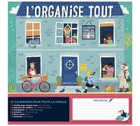 Draeger Paris - Calendrier familial 2023-2024 - 28,5x28 cm - Septembre 2023 à Décembre 2024 - L'organise tout