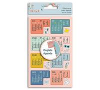 Draeger Paris - Lot de 18 Stickers onglets Agenda Oh la la