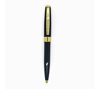 Draeger Paris - Stylo bille retractable "BONNE CHANCE", Bleu nuit et Or, boite cadeau
