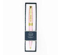 Draeger Paris - Stylo bille retractable "MON AMIE GÉNIALE", Rose pastel et Or, boite cadeau