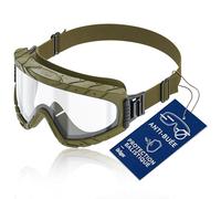 Dräger X-pect 4900 Lunettes-masque anti-buée et anti-poussière pour chantier, laboratoire, atelier, Oculaire en polycarbonate incassable et résistant aux rayures, olive