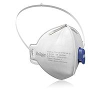 Dräger X-plore 1730 C V Masque FFP3 à valve - Lot de 10 | Masque jetable fabriqué en France pour bricolage, ponçage, chantier