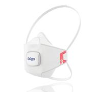Dräger X-plore 1930 V 3 Masques de Protection respiratoire FFP3 avec valve, Masque anti-poussière jetable pour des travaux de construction, de chimie et de peinture, taille M/L