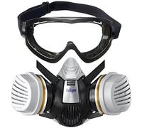 Dräger X-plore 3300 Masque de protection avec filtre A2P3 & lunettes de protection intégrales X-pect 4200 pour la peinture, protection fiable contre les vapeurs et les gaz, taille M
