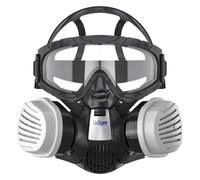 Dräger X-plore 3500 Demi-masque - Fumées Incendie - ABEK1Hg-P3 Filter - M | Kit de protection respiratoire complet - Système à baïonnette compatible filtres X-plore - Léger et confortable