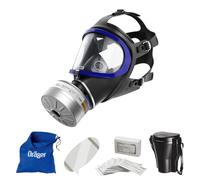 Dräger X-plore 6300 Masque intégral avec filtre A2B2E2K2 Hg P3 R | Livré avec accessoires - Raccord fileté Rd40