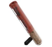 DRAFIDEEP Nid de Fourmis en Tube de Verre pour Élevage, Revêtement Paysager Bambou, Tube à Essai Double Section 15X100Mm, pour Habitat et Observation des Fourmis Domestiques