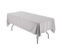 Dragées Anahita Nappe Buffet Grise Tissu 180x300cm