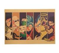 Dragon Ball Poster Japonais Anime Stickers Muraux Décor Peinture - 50,5 x 35 cm (Style 14) G