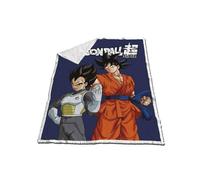 Dragon Ball Super - Couverture Sherpa 120x150cm - Son Goku & Vegeta
