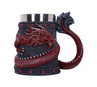Nemesis Now Chope Dragon Coil Rouge 16 cm