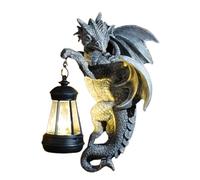 Dragon Figurine Lights - Solar Dragon Outdoor Statue | Dragon Garden Statue Avec Lanterne Solaire | Statue De Jardin Dragon Lanterne Solaire | Lampe De Décoration De Statue De Jardin Créative Pour Bal