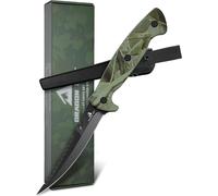 DRAGON RIOT Couteau à filet de poisson 13CM Acier inoxydable Poignée antidérapante