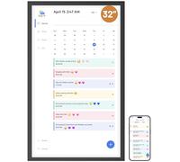 Dragon Touch Calendrier Numérique 32" - Planificateur Mural Familial avec Écran Tactile Interactif Full HD 1080P, Tableau des Tâches Intelligent, Cadre Photo Numérique WIFI, Noir