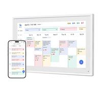 Dragon Touch Calendrier Numérique de 21,5" - Calendrier Mural Électronique 1920x1080 FHD, Calendrier de Bureau Écran Tactile avec Mémoire de 32 Go, Planificateur Familial Intelligent, TM21 Blanc