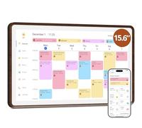 Dragon Touch Calendrier numérique mural électronique de 39,6 cm avec écran tactile interactif, cadeau intelligent pour la famille/la maison pour rappels d'horaire, récompenses de tâches, tableau de