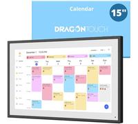 Dragon Touch TM15 Calendrier Numérique 15,6", Calendrier Mural Électronique