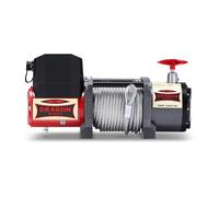 Dragon Winch Treuil électrique série Maverick 10000 lbs / 4536 kg, 12V avec câble en acier 24m pour dépanneuses, véhicules municipaux, camions de pompiers | télécommande sans fil + accessoires treuil