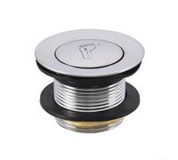 Drain de baignoire de douche à bouton-poussoir compatible avec les canalisations de sol et les exigences standard de vidange de baignoire de salle de bain (1 pièce)
