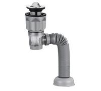 Drain Pipe - Tuyau télescopique flexible | Tuyau de salle de bain réglable pour connexion de 40/50/75 mm | Tuyau anti-fuite en cuivre ABS