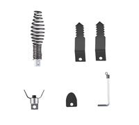 Drain Snakes Kit de tête de coupe avec embout de perçage Easy | Installation à verrouillage rapide pour les tâches de nettoyage de tuyaux de 10,2 à 20,3 cm pour le nettoyage des tuyaux