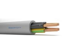 Draka M-Flex YY 12G1 Câble De Contrôle 300/500V Gris - 126512 [5 Mètres]