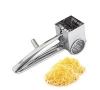 Dranng Râpe à Fromage Rotative en Acier Inoxydable - Moulin à Fromage Portatif, Coupe-Fromage, Broyeur