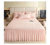Drap cantonnière pour lit, Jupe de lit en coton | Multicolore, plusieurs tailles for une utilisation au lit.(Color 3,180x200cm 1pc)