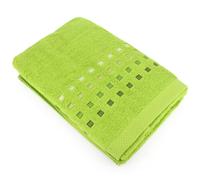 Drap de bain 100x150 cm 100% coton 550 g/m2 PURE PRIMAVERA Vert Pistache