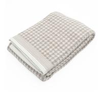 Drap de bain 100x150 cm PIED-DE-POULE beige