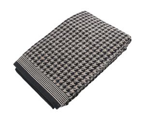 Drap de bain 100x150 cm PIED-DE-POULE gris