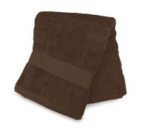 Drap De Bain En Coton 500 Gr/M2 100x140 Cm Lagune Brun, Par Soleil D'ocre